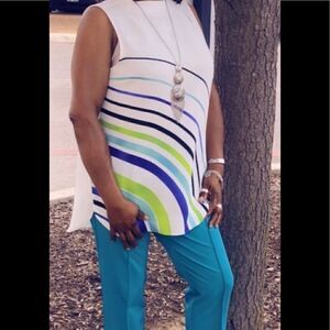 Worthington sleeveless blouse sz XL